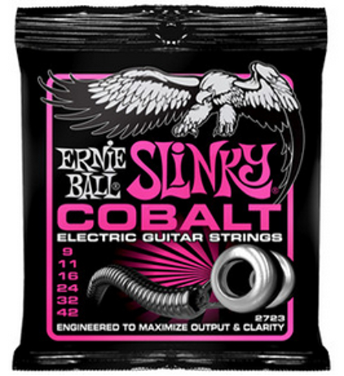 Ernie Ball P02723 Super Cobalt Slinky Electric Guitar Strings for sale