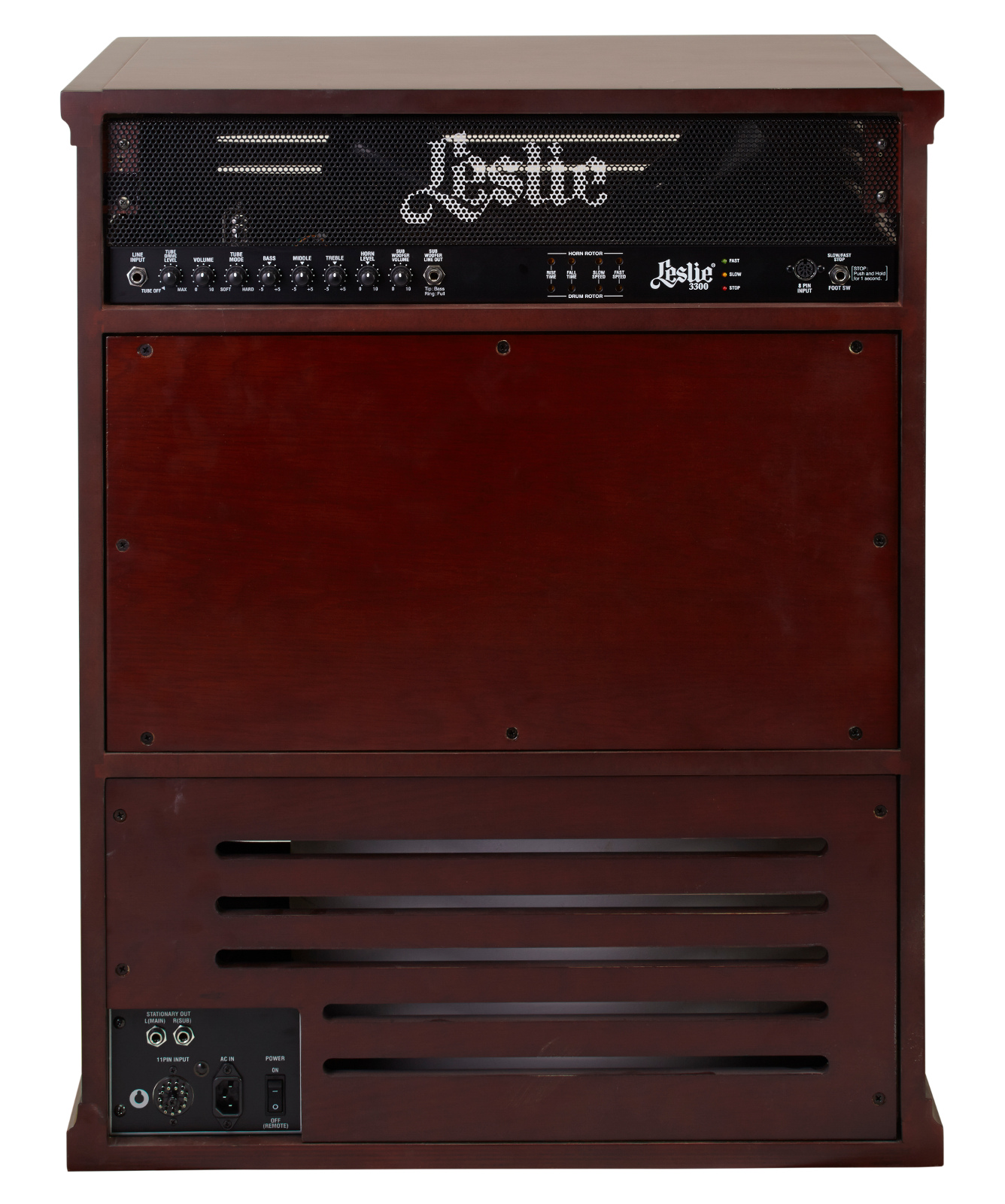 Hammond Suzuki Leslie 3300 Rw Leslie 3300 Tone Cabinet Red Walnut