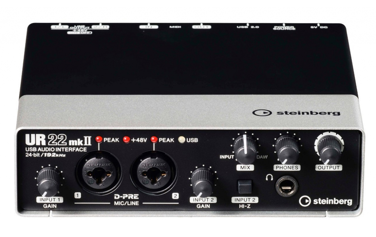Steinberg UR22MKII-REC-PACK UR22mkII Recording Pack 2 x 2