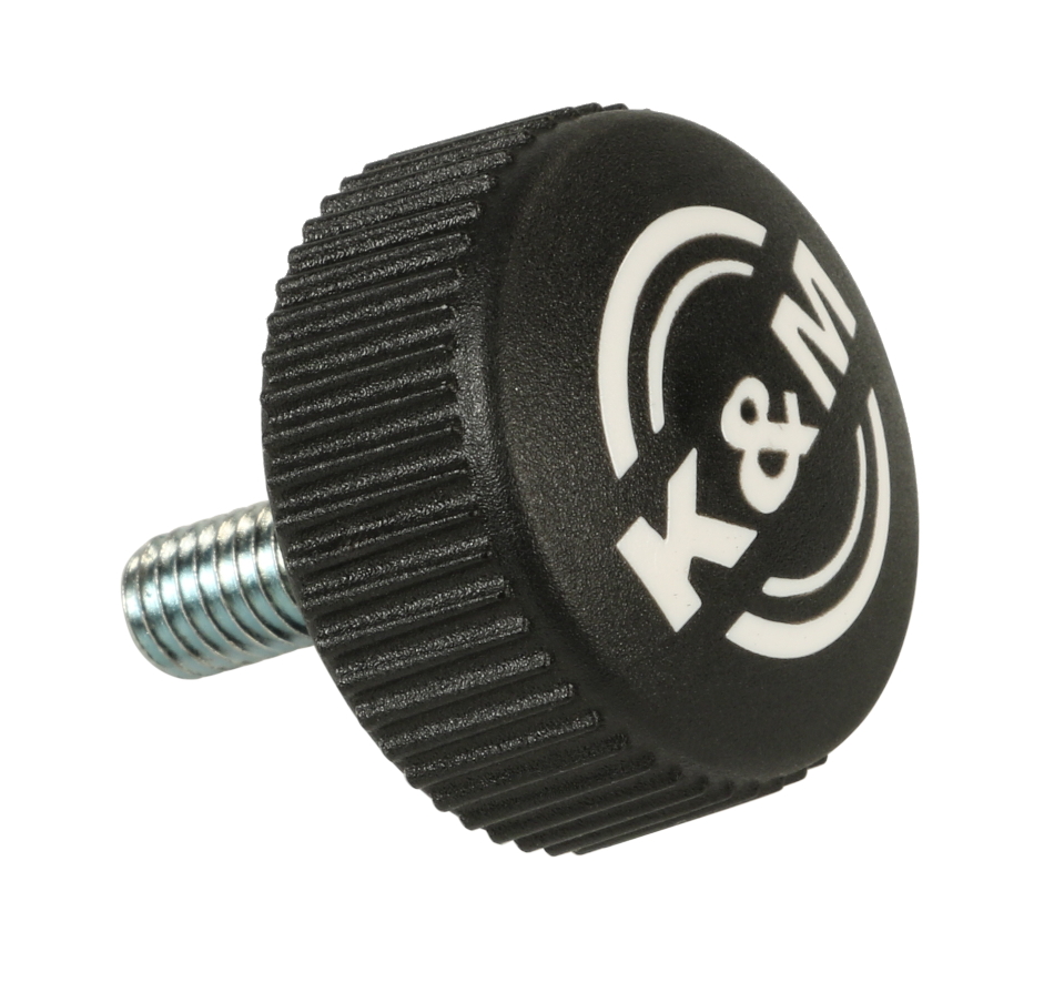 再再販！ K&M 01.82.948.55 Knurled Screw Knob for 210/9, 259, M200 アクセサリー