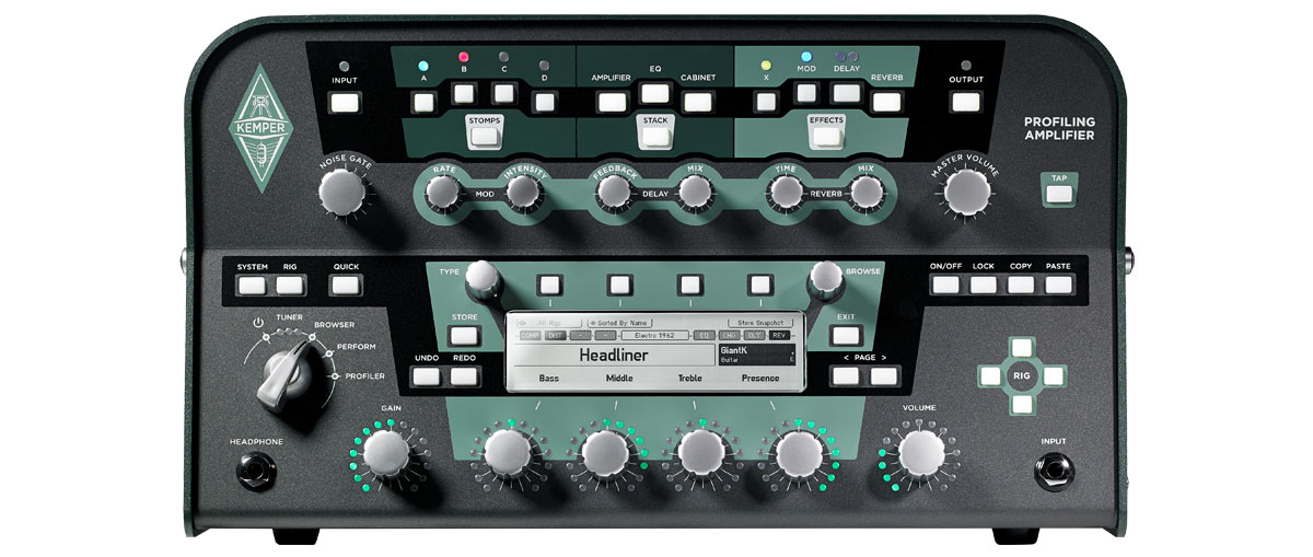 Kemper PROFILER-POWERHEAD Profiler PowerHead 600W Profiling Guitar Amplifier Head for sale