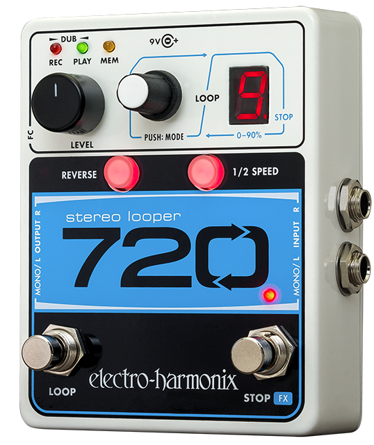 Electro-Harmonix 720-STEREO-LOOPER 720 Stereo Looper Looping Guitar Pedal for sale
