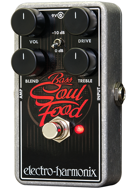 Electro-Harmonix BASS-SOUL-FOOD Bass Soul Food Overdrive Electric Bass Effects Pedal for sale