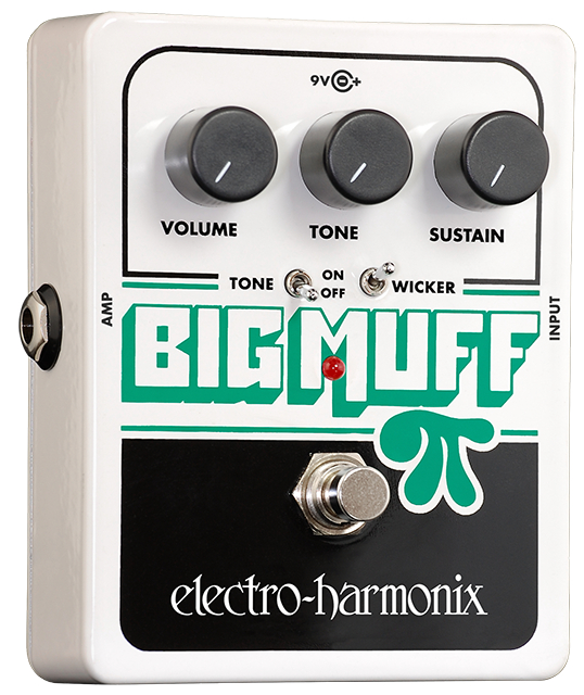 Electro-Harmonix BIG-MUFF-PI-TW Big Muff Pi with Tone Wicker Distortion/Sustainer Pedal for sale