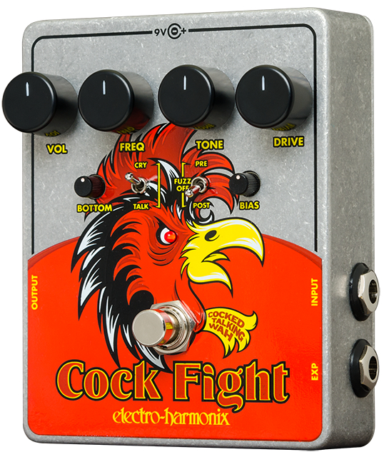 Electro-Harmonix COCK-FIGHT Cock Fight Wah Pedal with Classic Fuzz for sale