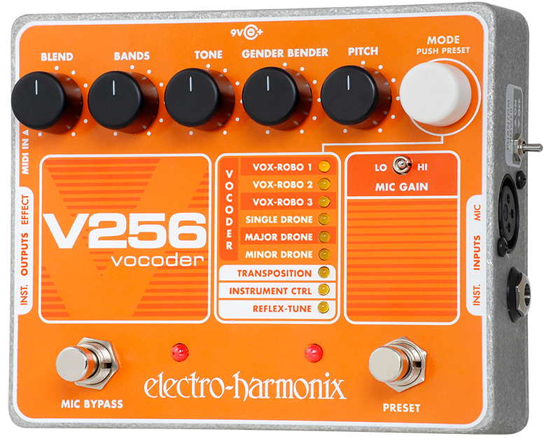 Electro-Harmonix V256 Vocoder Pedal withReflex Tune, PSU Included for sale