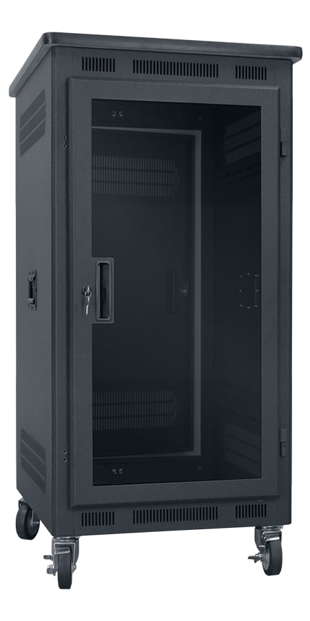 Lowell Lpr 2127pgt Portable 21 Unit Rack With Plexiglass Door 27