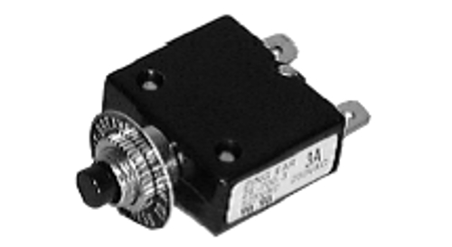 250V Push-Button Circuit Breaker w/Quick Connect Term 10A 125 Philmore B7010 