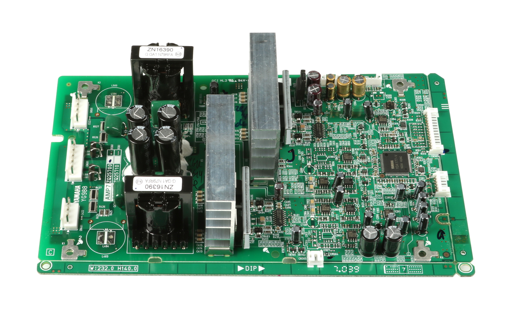 Yamaha ZQ257000 Amp PCB Assembly For EMX7 Full Compass Systems
