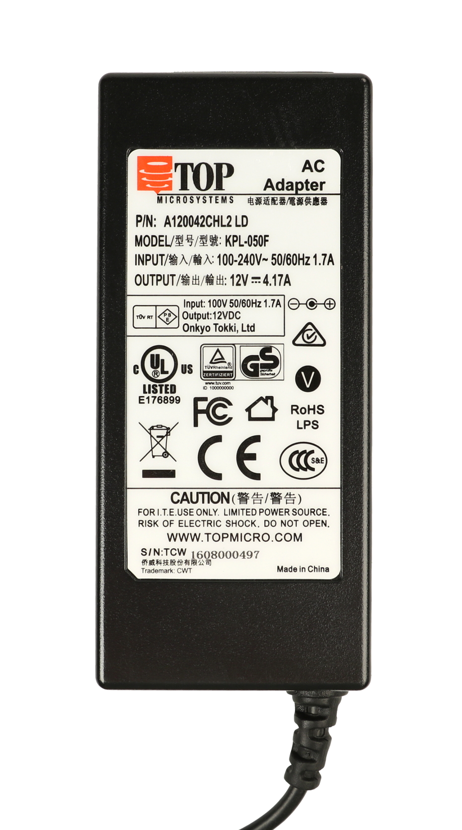 12V AC Adapter For Mackie DL806 DL1608 dlm 1608 based Digital Mixer Power Supply 