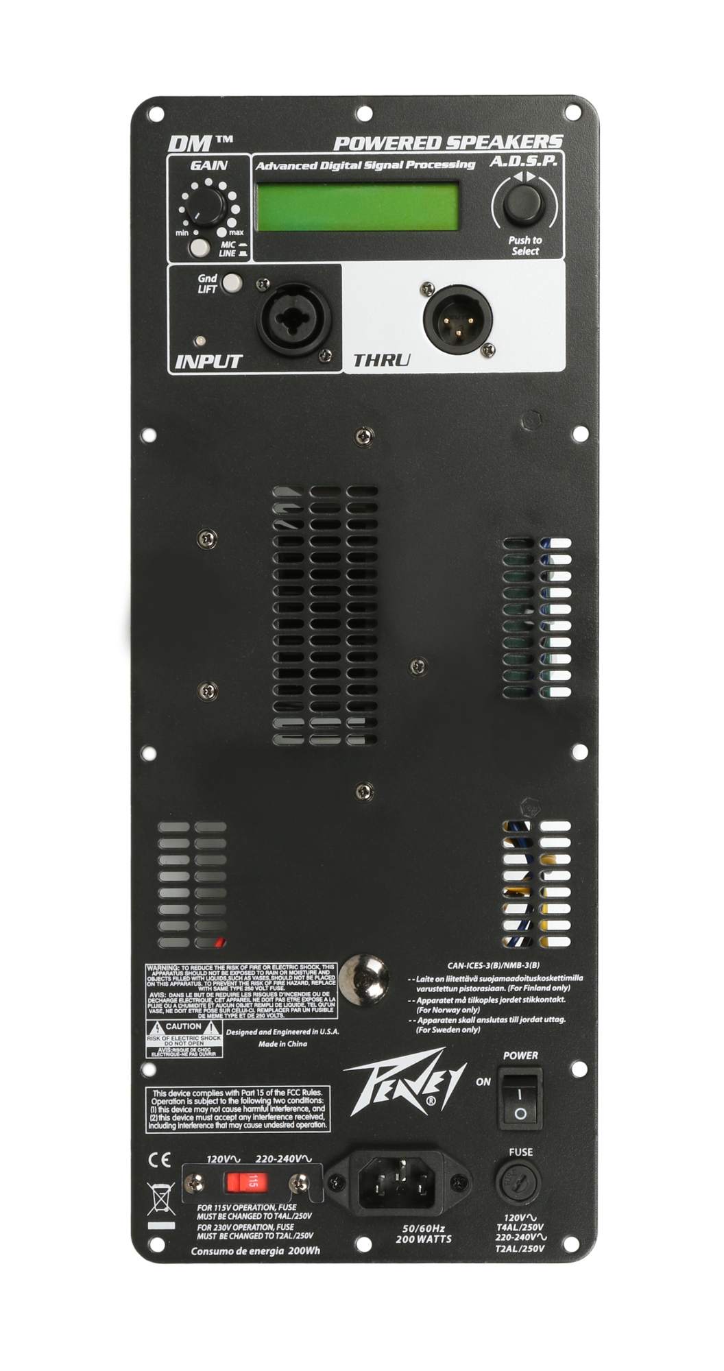 peavey dark matter dm115 powered sub