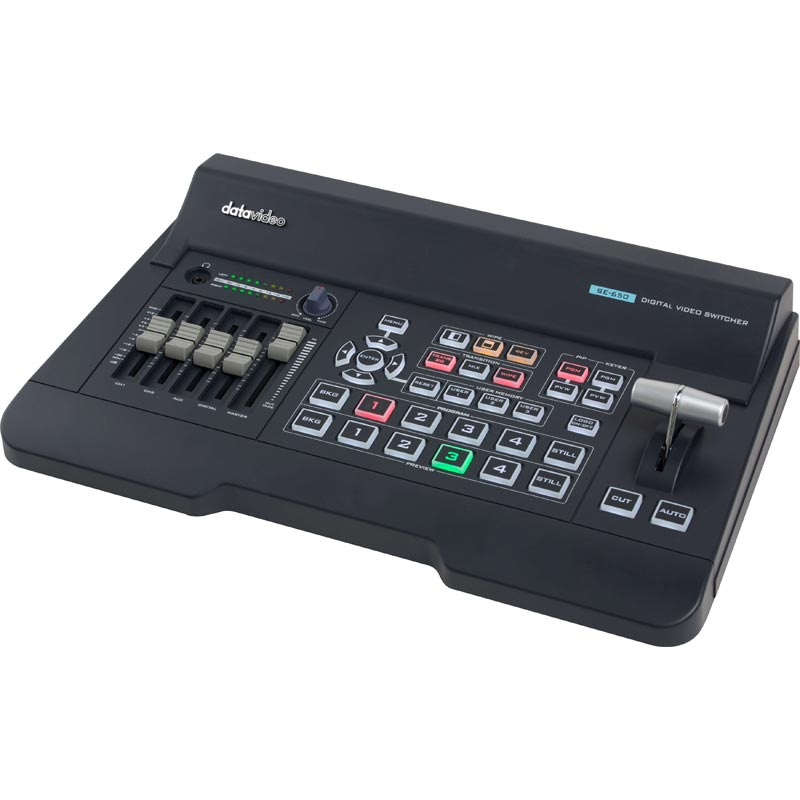 Datavideo SE-650 4-Input HD-SDI/HDMI Switcher With Audio Mixer Compass Systems