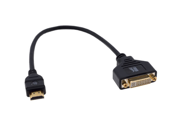Kramer ADC-DF/HM DVI To HDMI, Female To Male Adapter Cable | Full Compass Systems