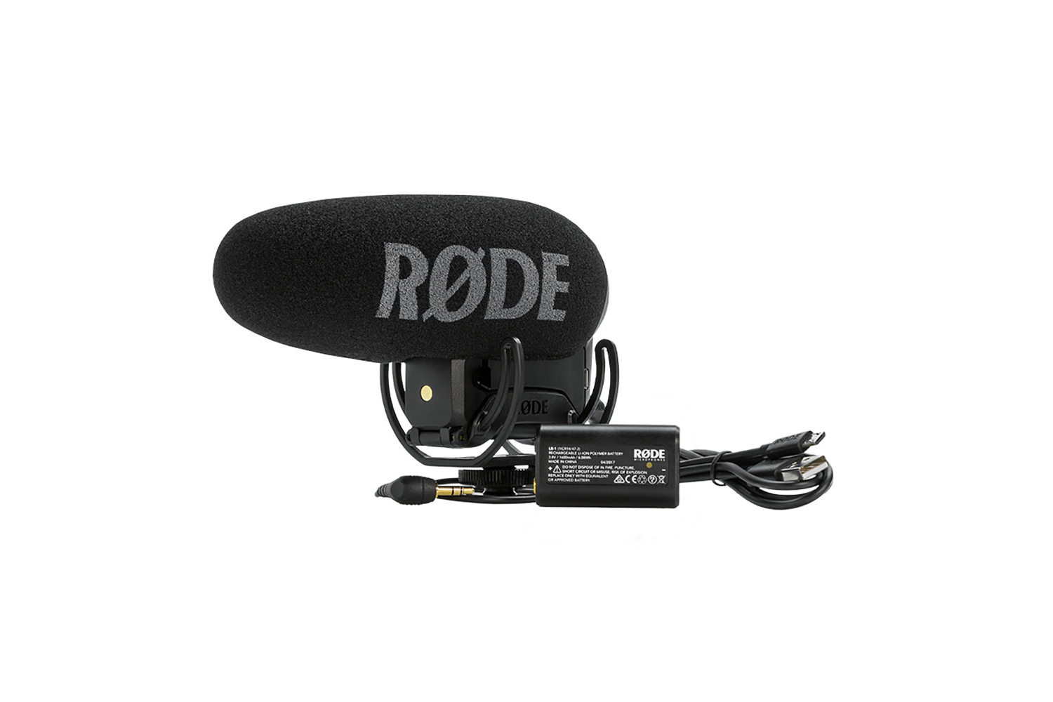 Rode VIDEOMIC-PRO-R+ Compact Directional On-Camera Microphone With Rycote  Lyre Shock Mount | Full Compass Systems