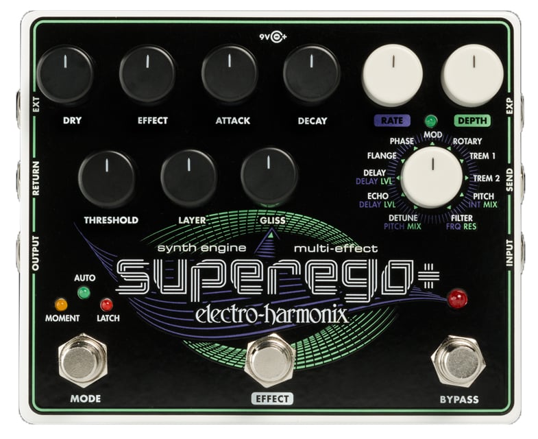 Electro-Harmonix SUPEREGO-PLUS Superego+ Synth Engine / Multi-Effect Pedal for sale