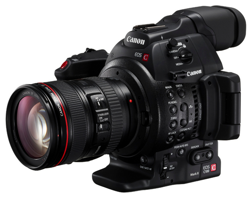 Gehoorzaamheid neus Trappenhuis Canon EOS C100 Mark II 24-105mm Kit Digital HD Camera With EF 24-105mm F/4L  IS USM Standard Zoom Lens. | Full Compass Systems