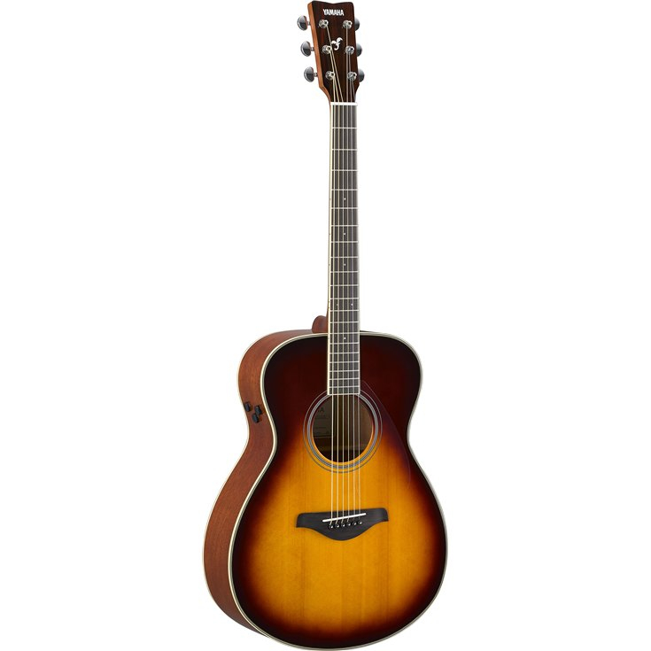 Yamaha FS-TA TransAcoustic Concert Acoustic-Electric Guitar with TransAcoustic Technology - BROWN SUNBURST for sale