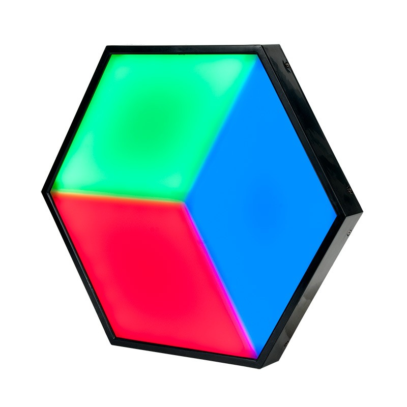 Adj 3d Vision Plus Hexagonal Rgb Led 3d Effect Panel With Onboard Display Full Compass Systems