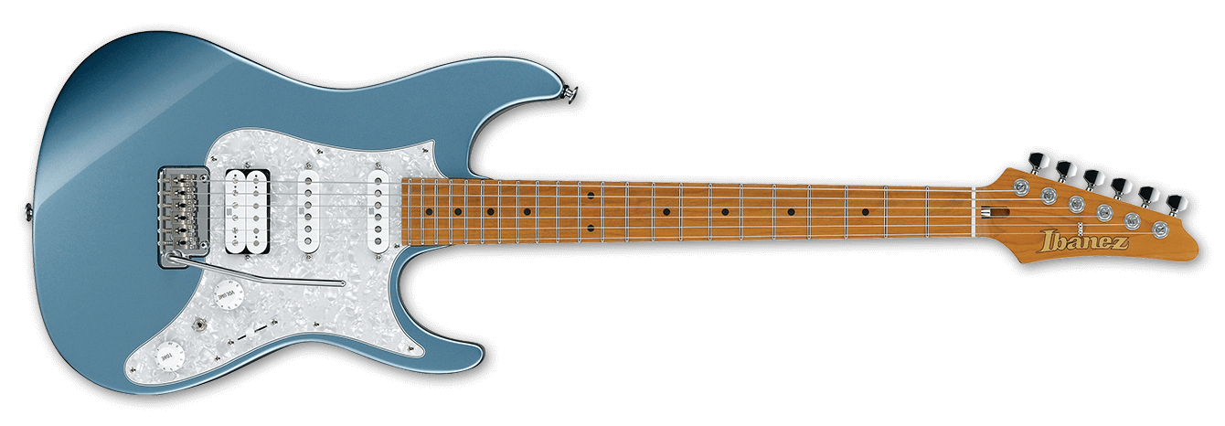 Ibanez AZ2204 AZ Prestige 6 String Electric Guitar with Case - Ice Blue Metallic for sale