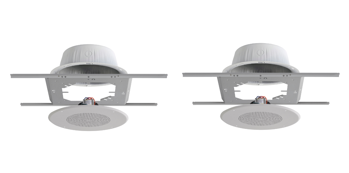 Quam Solution 1 Ceiling Speaker Bundle With 2 8c10x Bu Ws Speakers