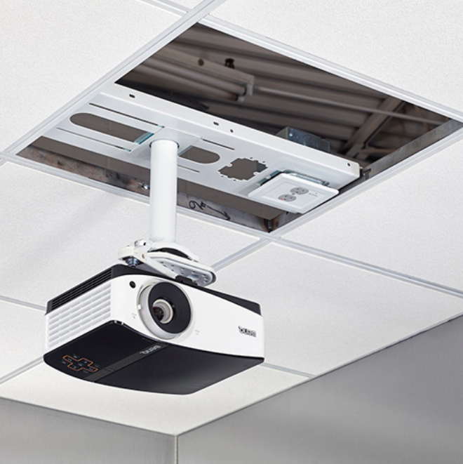 Chief Cms440p2 Above Tile Ceiling Kit With 2 Gang Filter And Surge