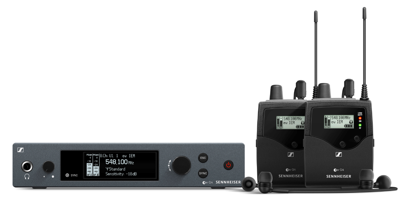 Photos - Other Sound & Hi-Fi Sennheiser ew IEM G4-TWIN ew IEM G4 Wireless Stereo Monitoring Twin Set  