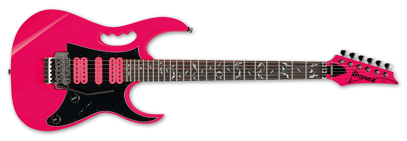 Ibanez JEMJRSP Steve Vai Signature 6 String Electric Guitar - PINK for sale