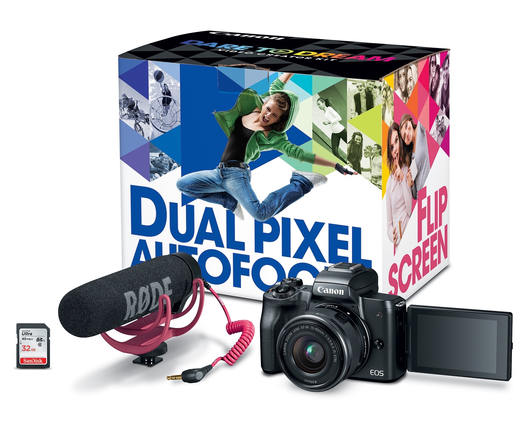 Canon Eos M50 Video Create 24 1mp With Rode Mic Lens Accessories Full Compass Systems Canon Eos M50 Video Create 24 1mp With Rode Mic Lens Accessories Full Compass Systems