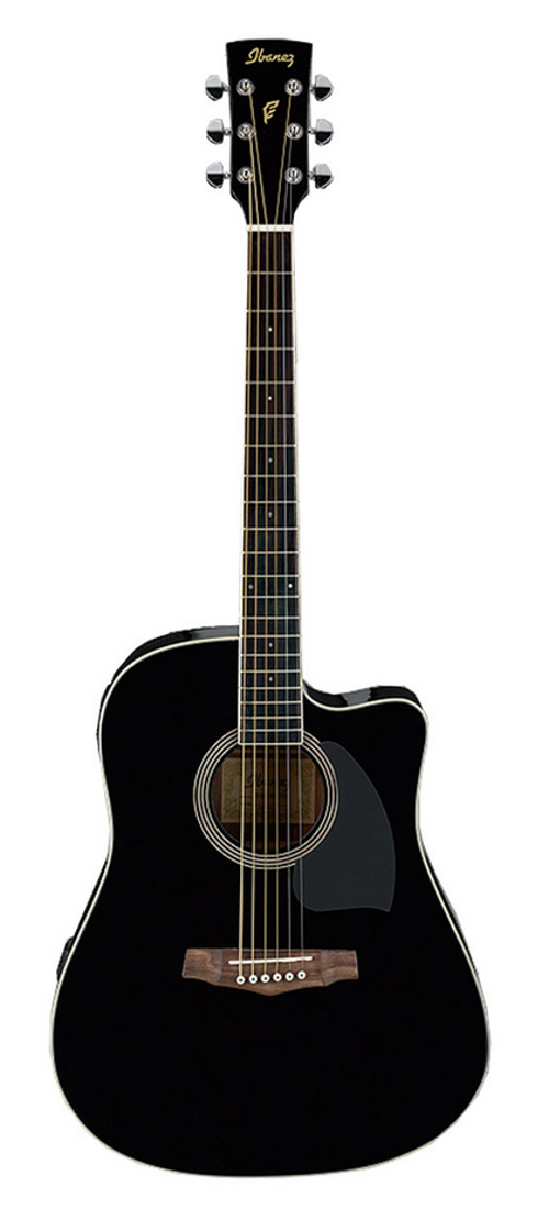 Se tilbage Alle sammen Økologi Ibanez PF15ECE-BK Electric Acoustic Guitar With Black Finish | Full Compass  Systems