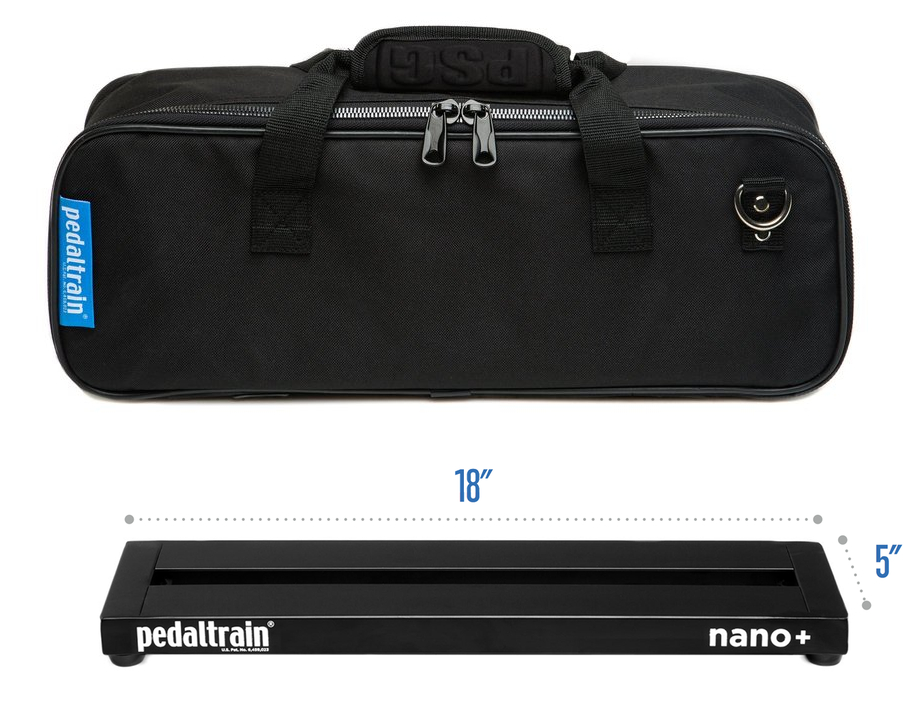 Pedaltrain PT-NPL-SC Nano+ Compact Pedalboard with Soft Case for sale