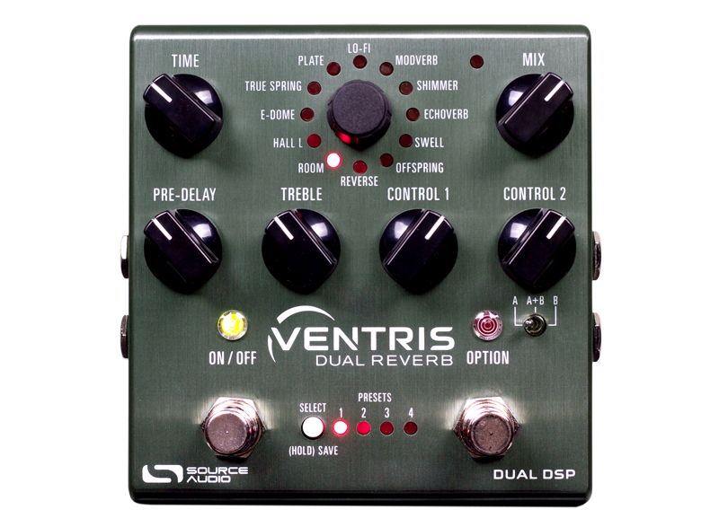 Source Audio SA262 One Series Ventris Dual Reverb Pedal for sale