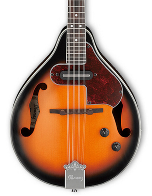 Ibanez M510EBS Brown Sunburst 4-Course Acoustic/Electric Mandolin for sale