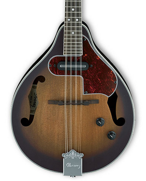 Ibanez M510EOVS Mandolin, Open Pore Vintage Sunburst with Pickup, Rosewood Fingerboard for sale