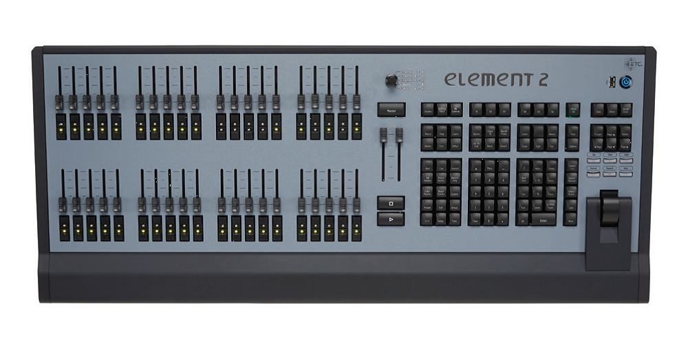 Algebra gør dig irriteret klippe ETC Element 2 Control Console Lighting Control Console With 1024 Outputs  And 40 Faders | Full Compass Systems