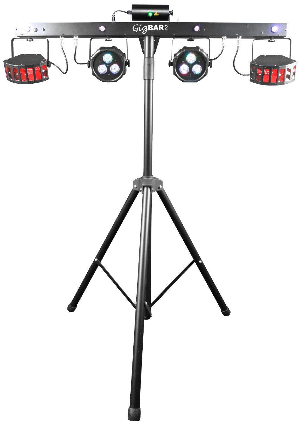 Photos - Lighting Effect CHAUVET DJ Gig Bar 2 4-in-1 LED Derby, Wash, Strobe and Laser Lighting Bar 