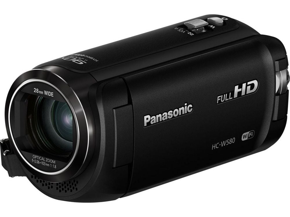 Panasonic HC-W580K Full HD Camcorder with WiFi, Built-in