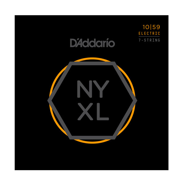 D`Addario NYXL1059 Nickel Wound 7-String Electric Guitar Strings for sale