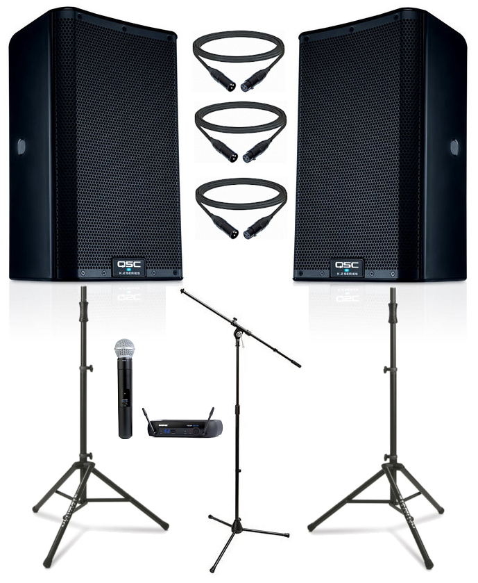 qsc k8 powered speaker