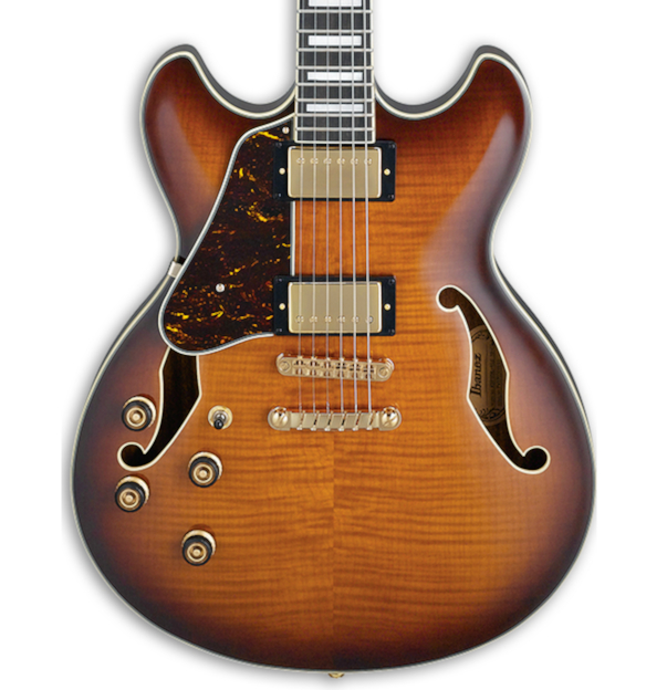 Ibanez AS93FML Left-Handed AS Artcore Expressionist 6 String Electric Guitar - Violin Sunburst for sale