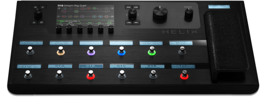 Line 6 Helix Footswitch and Backpack Guitar Multi-FX Floor
