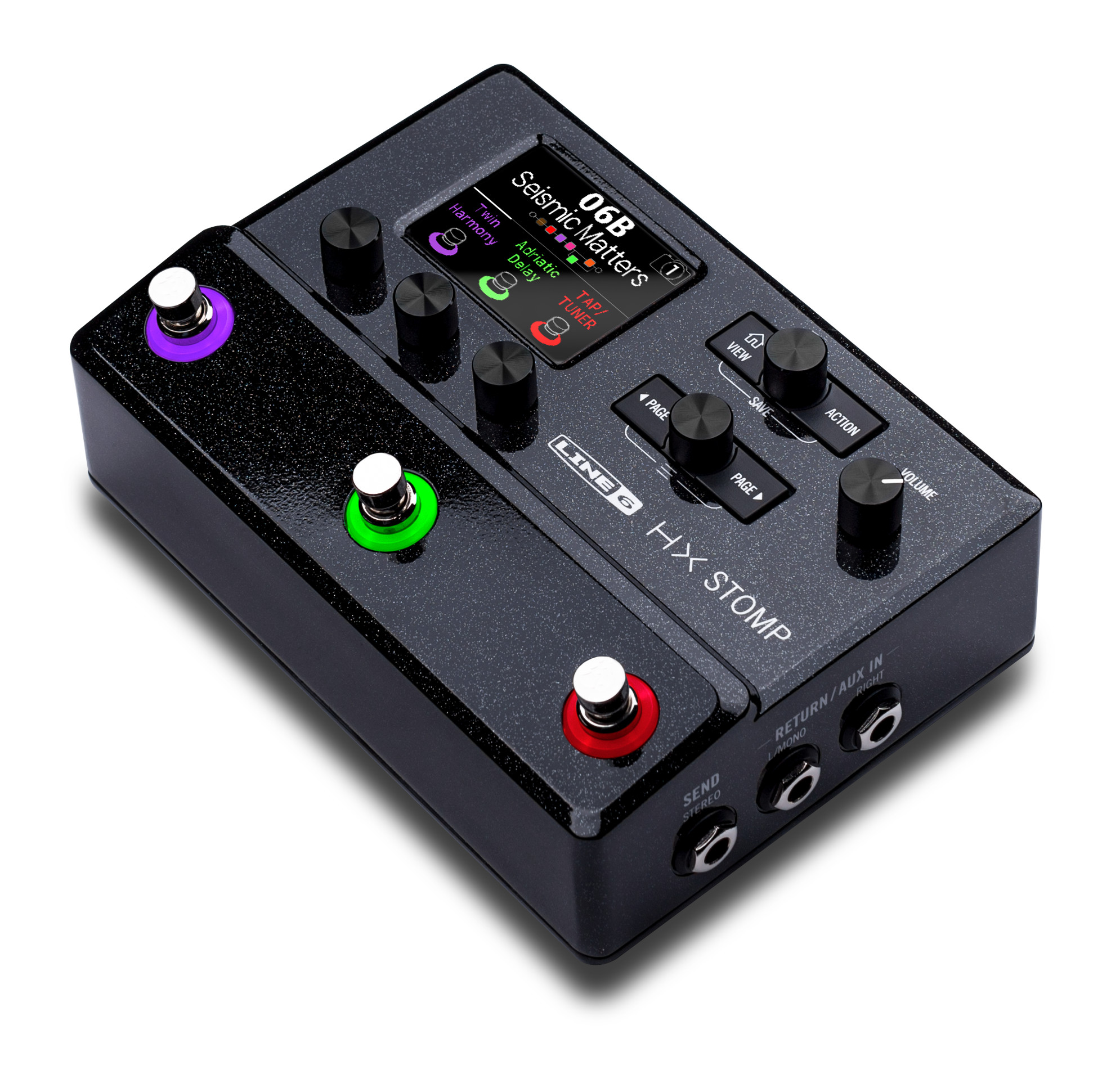 Photos - Effects Pedal Line 6 HX Stomp Footswitch Ultra-Compact Guitar Multi-FX Floor Processor H 