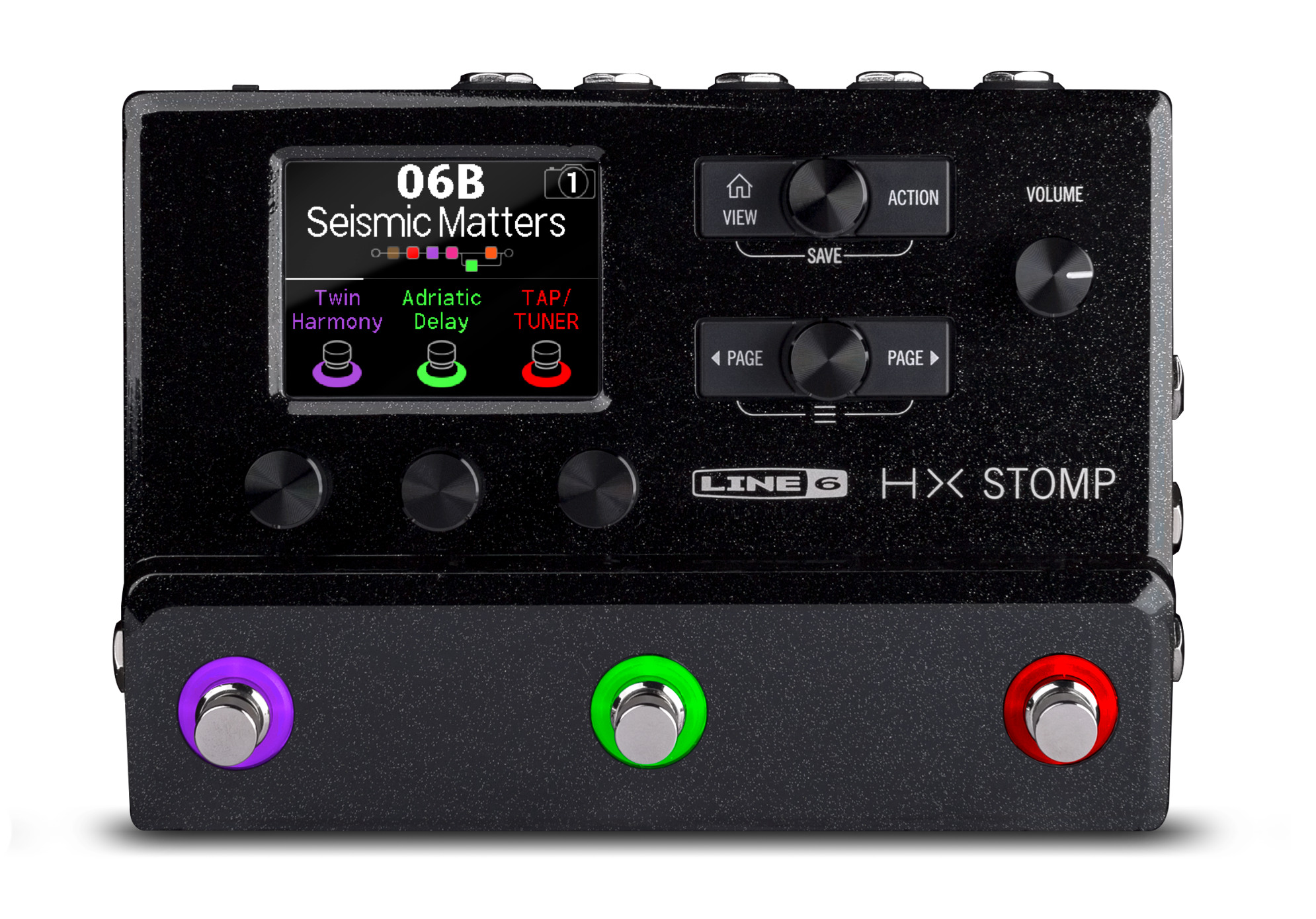 Line 6 HX Stomp Footswitch Ultra-Compact Guitar Multi-FX