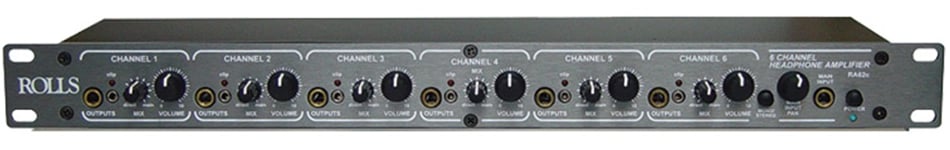 Photos - Headphone Amplifier Rolls RA62c 6-Channel , 1 Rack Unit 
