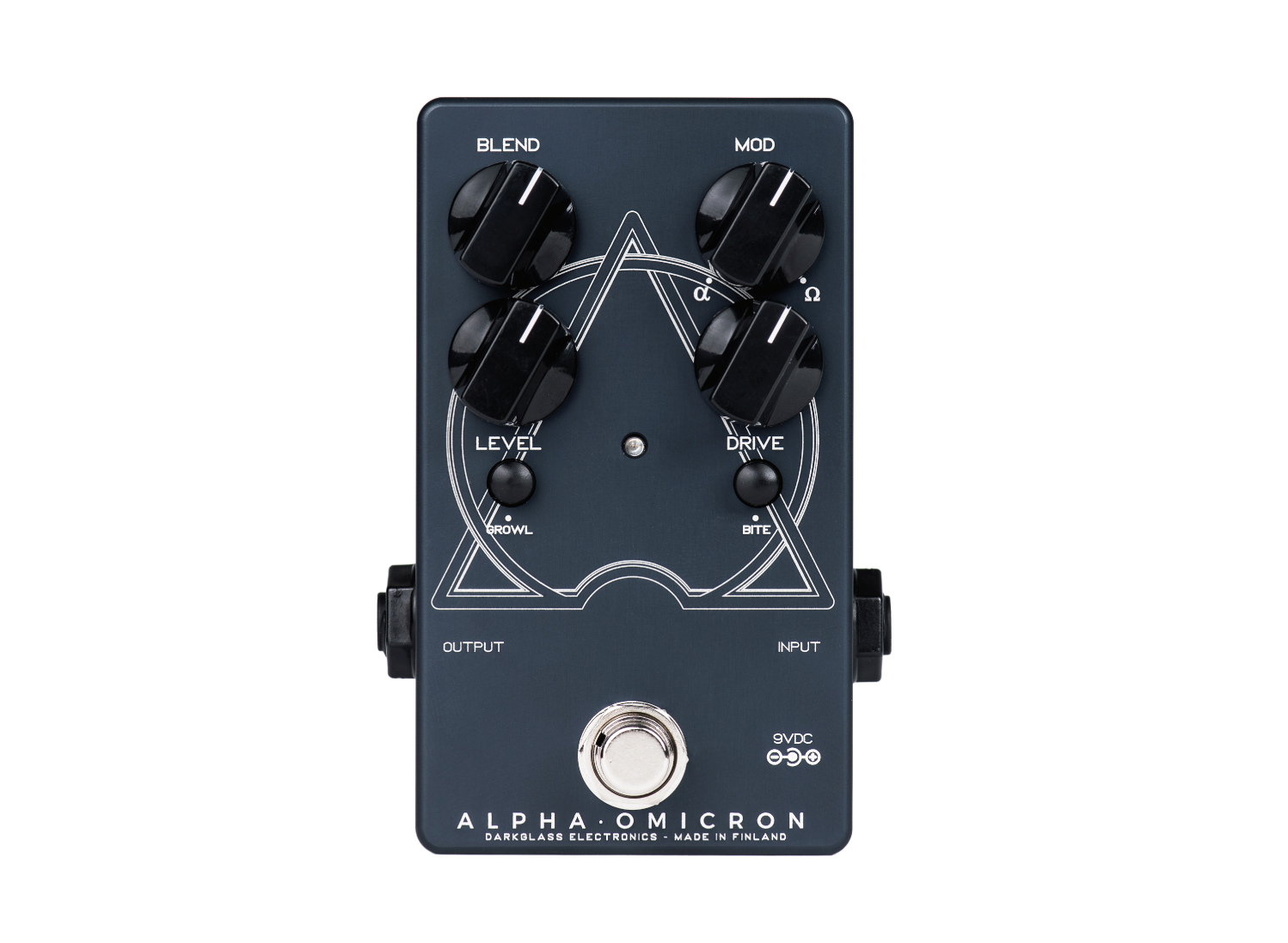 Darkglass Electronics Alpha-Omicron Bass Pedal with Dual Distortion Engines, Blend, Mod, Growl and Bite Controls for sale