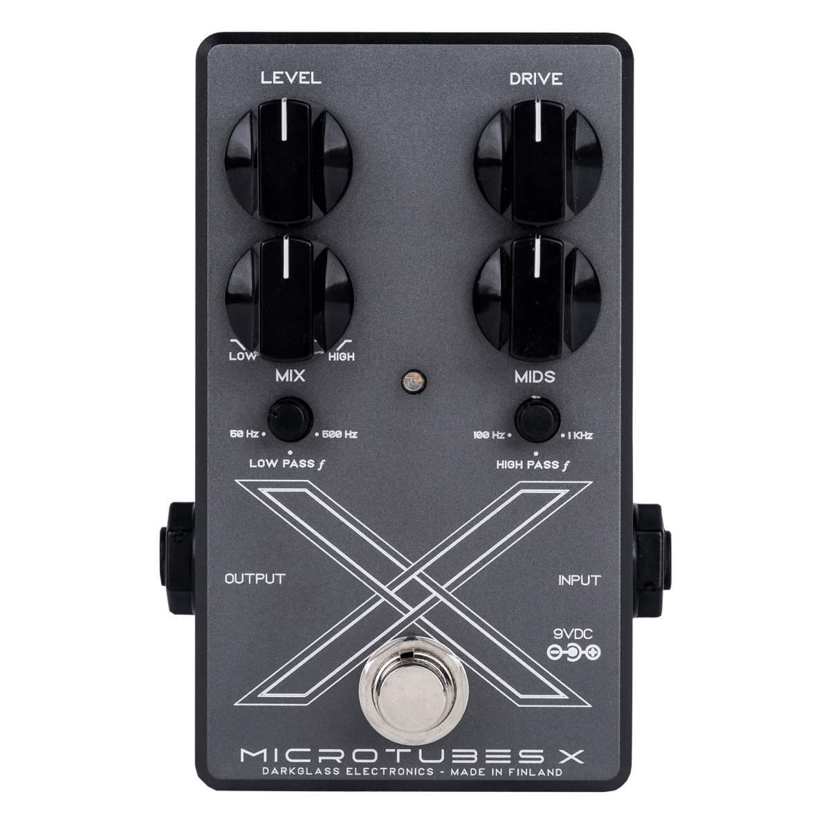 Darkglass Electronics Microtubes X Bass Distortion Pedal with Selectable High and Low Pass Filters, Mix and Mid Control for sale