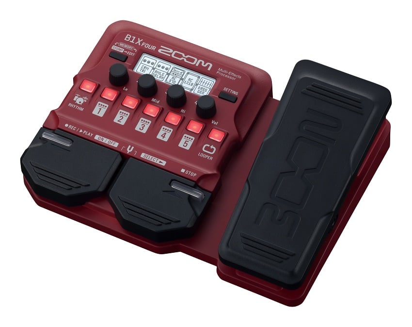 Zoom ZB1XFOUR B1X Four, Bass Guitar Multi FX Processor W