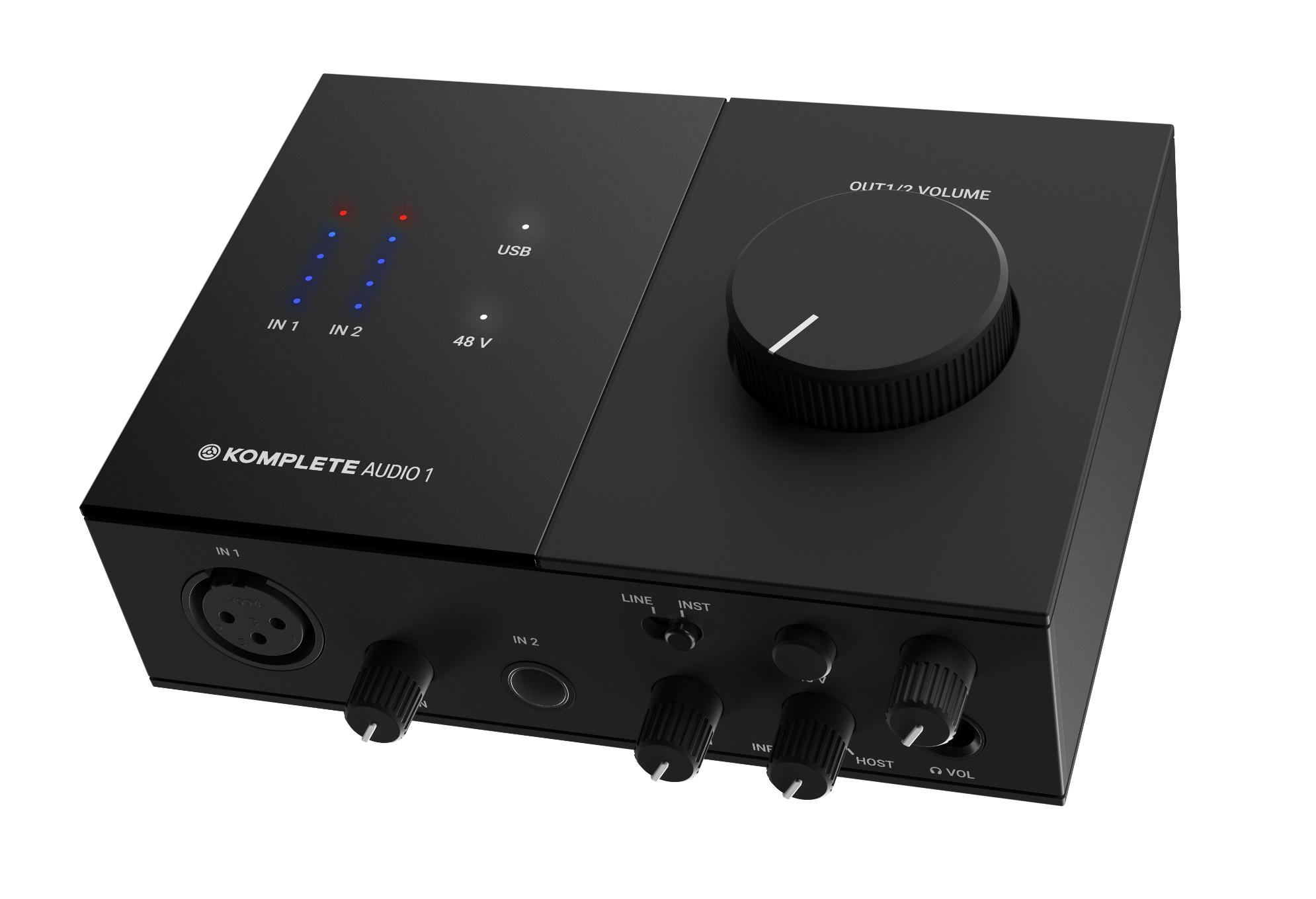stereoanlæg væv Skære Native Instruments Komplete Audio 1 192 KHz 24 Bit USB Recording Interface  With 1 XLR Input 1 Line Input And 2 RCA Outputs | Full Compass Systems