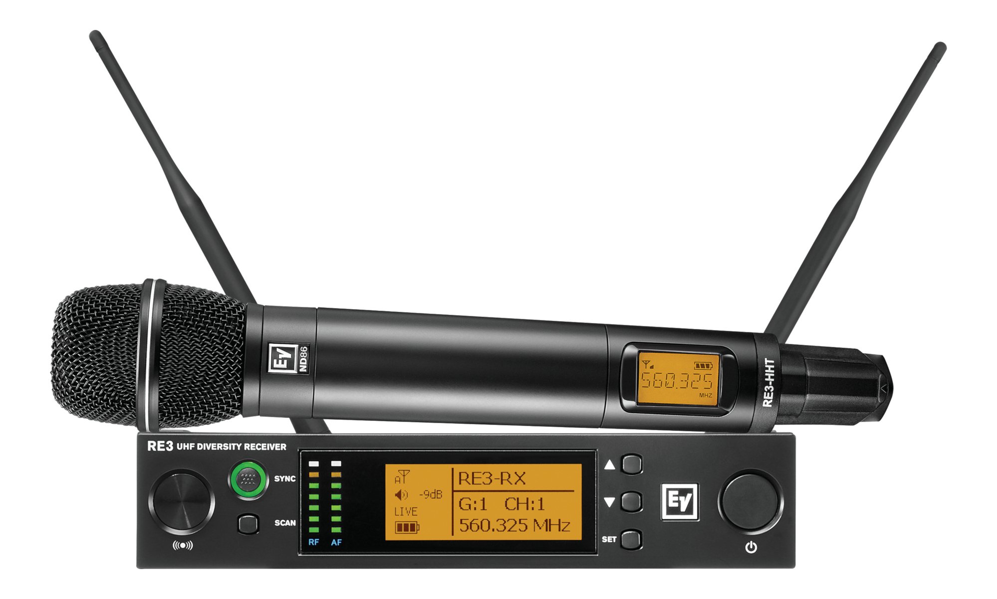 Photos - Microphone Electro-Voice RE3-ND86 UHF Wireless Handheld Mic System w/ND86 - 5L : 488 