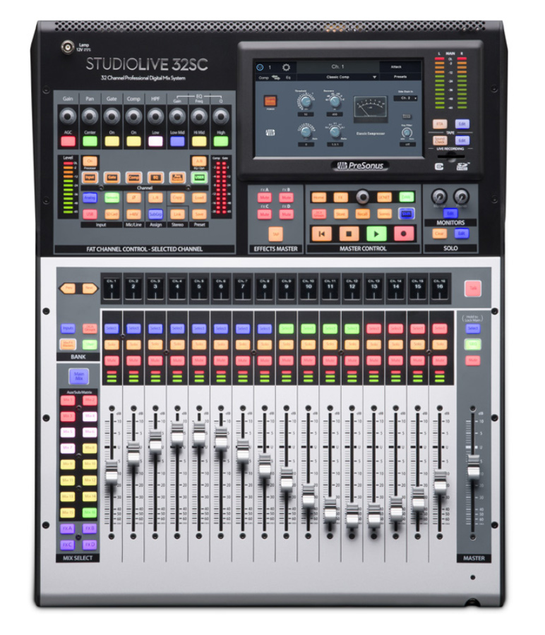 bestå råb op Huddle PreSonus StudioLive 32SC Subcompact 32-Channel Digital Mixer | Full Compass  Systems