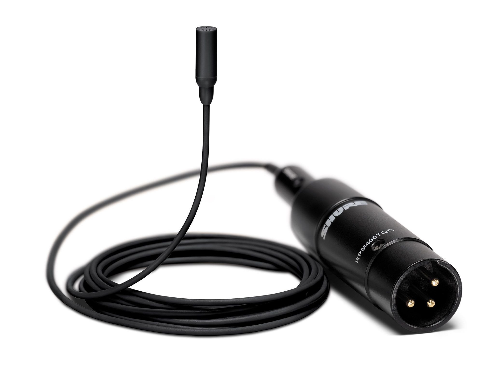 Shure TL48B/O-XLR-A Subminiature Lavalier Microphone With Accessories, XLR  Preamp